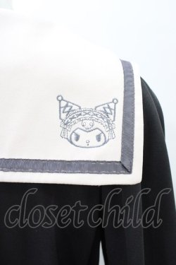 画像3: m petit by misako / サンリオキャラクターズコラボ クロミセーラーワンピース S ブラック H-26-03-02-1035-LO-OP-NS-ZH