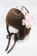Innocent World / フルールヘッドドレス  ショコラ×ピンク/Chocolat×Pink H-26-03-02-1005-IW-AC-NS-ZH