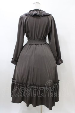 画像2: m petit by misako / AOK*フリルカラータックワンピース M ブラウン H-26-03-02-1036-LO-OP-NS-ZH