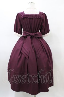 画像2: axes femme kawaii / エレガントドールワンピース M ワイン H-26-03-02-1039-AX-OP-NS-ZH