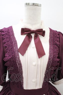 画像3: axes femme kawaii / エレガントドールワンピース M ワイン H-26-03-02-1039-AX-OP-NS-ZH