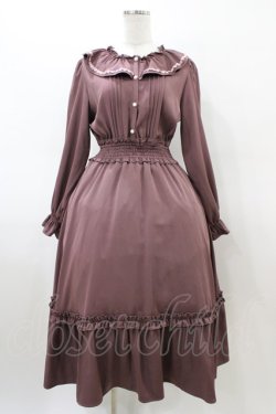 画像1: m petit by misako / AOK*フリルカラータックワンピース M ピンク H-26-03-02-1040-LO-OP-NS-ZH