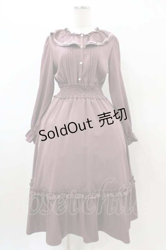 画像1: m petit by misako / AOK*フリルカラータックワンピース M ピンク H-26-03-02-1040-LO-OP-NS-ZH (1)