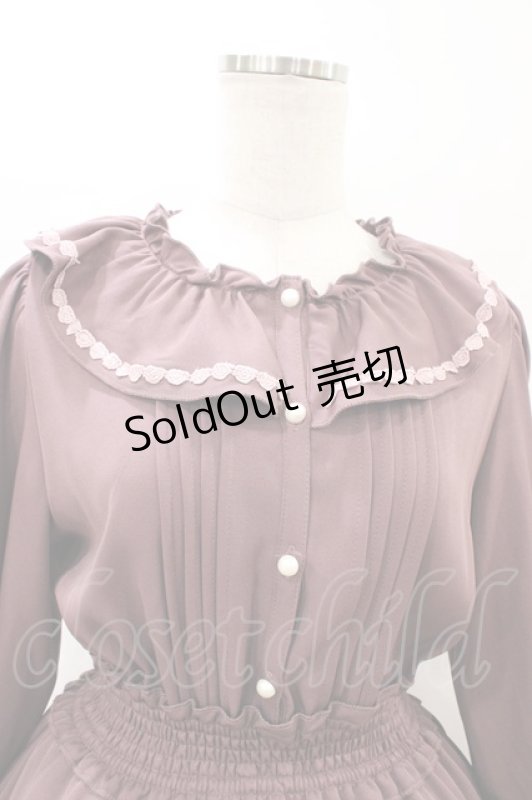 画像3: m petit by misako / AOK*フリルカラータックワンピース M ピンク H-26-03-02-1040-LO-OP-NS-ZH (3)