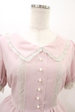 画像3: Ank Rouge / スクエアカラーワンピース M ピンク H-26-03-02-1043-CA-OP-NS-ZH