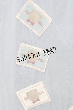 画像3: PINK HOUSE / ロゴワッペンデニムワンピース Free ブルー H-26-03-02-1044-LO-OP-NS-ZH