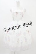 axes femme kawaii / アイス柄ジャンパースカート M オフ H-26-03-02-1047-AX-OP-NS-ZH
