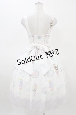 画像2: axes femme kawaii / アイス柄ジャンパースカート M オフ H-26-03-02-1047-AX-OP-NS-ZH