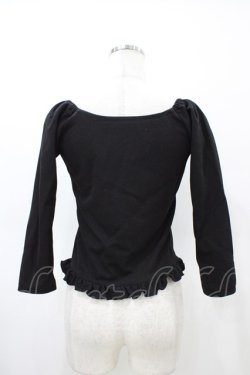 画像2: evelyn / 連ボタンプルオーバー Free ブラック H-26-03-02-1054-LO-TO-NS-ZH