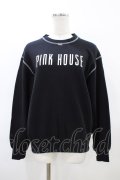 PINK HOUSE / ロゴトレーナー Free ブラック H-26-03-02-1055-LO-TO-NS-ZH