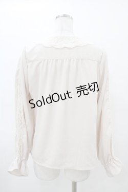 画像2: an another angelus / レース襟ピンタックブラウス Free IVORY H-26-03-02-1060-CA-BL-NS-ZH