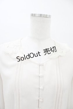 画像3: an another angelus / レース襟ピンタックブラウス Free IVORY H-26-03-02-1060-CA-BL-NS-ZH