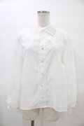 Lovely Tency / 眞白ありすコラボ/レースブラウス M 白 H-26-03-02-1061-GO-BL-NS-ZH