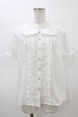 画像1: Amavel / フリルカラーブラウス Free オフ H-26-03-02-1062-CA-BL-NS-ZH