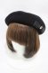 画像1: m petit by misako / NINA'S AM カメオベレー  ブラック H-26-03-02-1009-LO-AC-NS-ZH (1)