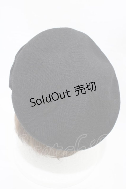 画像2: m petit by misako / NINA'S AM カメオベレー  ブラック H-26-03-02-1009-LO-AC-NS-ZH (2)