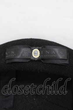 画像3: m petit by misako / NINA'S AM カメオベレー  ブラック H-26-03-02-1009-LO-AC-NS-ZH