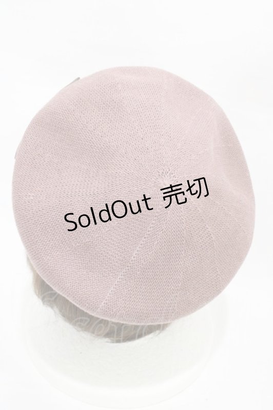 画像2: m petit by misako / NINA'S AM カメオベレー  ピンク H-26-03-02-1010-LO-AC-NS-ZH (2)