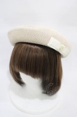 画像1: m petit by misako / NINA'S AM カメオベレー  アイボリー H-26-03-02-1011-LO-AC-NS-ZH (1)