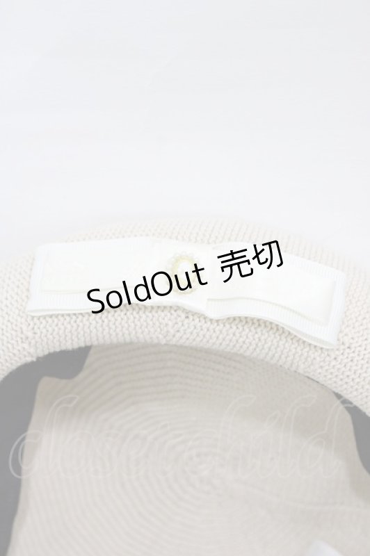 画像3: m petit by misako / NINA'S AM カメオベレー  アイボリー H-26-03-02-1011-LO-AC-NS-ZH (3)