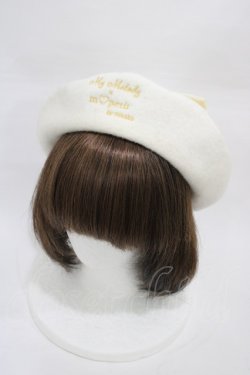 画像1: m petit by misako / サンリオキャラクターズコラボマイメロディベレー  オフ H-26-03-02-1012-LO-AC-NS-ZH