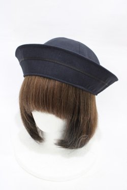 画像1: Kurumi Collaboration / マリンアカデミアベレー  ネイビー H-26-03-02-1014-GO-AC-NS-ZH