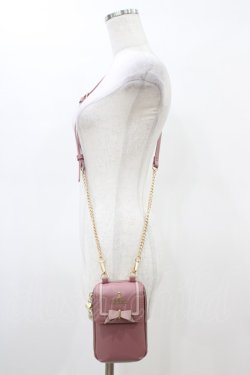 画像1: m petit by misako / NINA′Sスマホショルダーバッグ  ピンク H-26-03-02-1020-LO-BG-NS-ZH