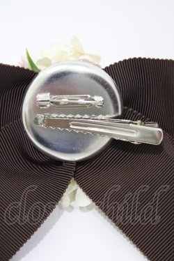 画像3: Innocent World / ミニチュアローズリボンクリップ  ボルドー×ピンク/Bordeaux×Pink H-26-03-02-1002-IW-ZA-NS-ZH