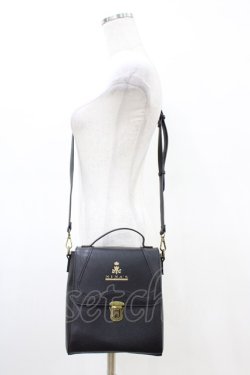 画像1: m petit by misako / AM*フラップショルダー  ブラック H-26-03-02-1024-LO-BG-NS-ZH