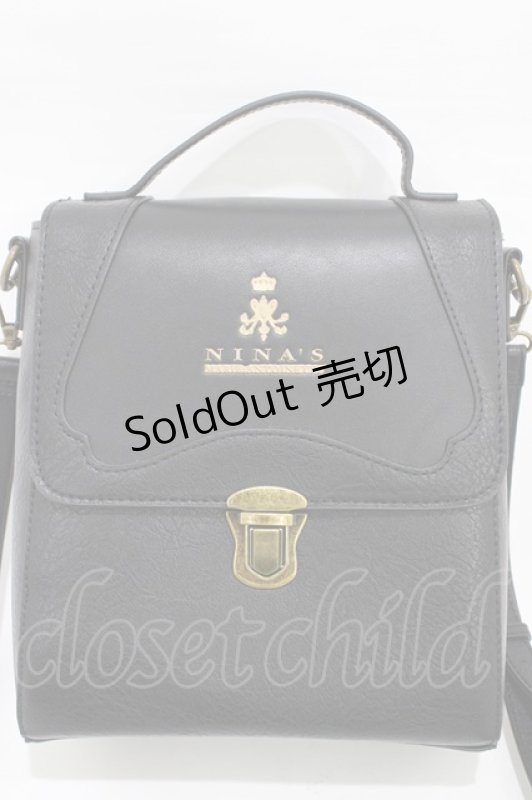 画像3: m petit by misako / AM*フラップショルダー  ブラック H-26-03-02-1024-LO-BG-NS-ZH (3)