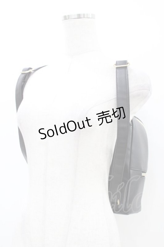 画像2: m petit by misako / キルティングリュック  ブラック H-26-03-02-1025-LO-BG-NS-ZH (2)