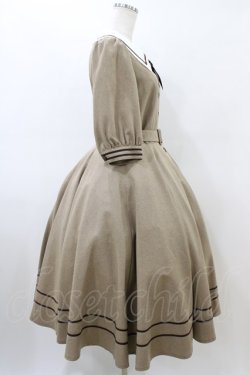 画像3: Innocent World / エレノアワンピース M モカ×ショコラ/Mocha×Chocolat H-26-03-02-1030-IW-OP-NS-ZH