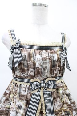 画像4: BABY,THE STARS SHINE BRIGHT / Roman Sweet Secret柄 Anneジャンパースカート Free ブラウン H-26-03-02-1031-BA-OP-NS-ZH