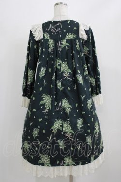 画像3: Melody BasKet / 谷間の姫百合ヨークワンピース  ブラック H-26-03-02-005-LO-OP-KB-ZH