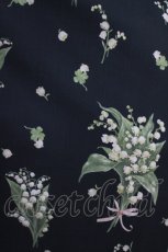 画像4: Melody BasKet / 谷間の姫百合ヨークワンピース  ブラック H-26-03-02-005-LO-OP-KB-ZH (4)