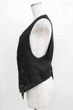 画像2: Qutie Frash / レイヤード風ベスト  黒 H-26-03-02-051-QU-TO-KB-ZH