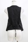 画像3: Qutie Frash / レイヤード風ベスト  黒 H-26-03-02-051-QU-TO-KB-ZH (3)