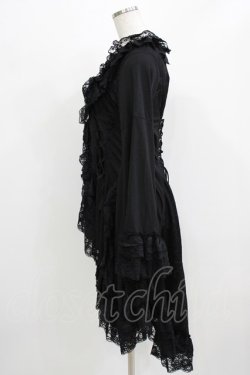 画像2: Qutie Frash / 着物レースカーディガン  黒 H-26-03-02-055-QU-TO-KB-ZH