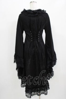 画像3: Qutie Frash / 着物レースカーディガン  黒 H-26-03-02-055-QU-TO-KB-ZH