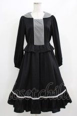 画像1: Melody BasKet / Lilibet dress M ブラック H-26-03-02-006-LO-OP-KB-ZH (1)