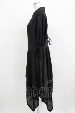 画像2: Qutie Frash / パフスリーブブラウス L 黒 H-26-03-02-056-QU-BL-KB-ZH