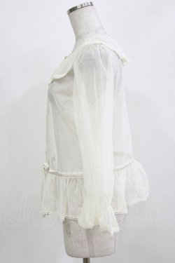画像2: Melody BasKet / 朝霧を纏うブラウス  アイボリー H-26-03-02-057-LO-BL-KB-ZH