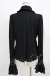 画像3: Qutie Frash / 丸襟ブラウス  黒 H-26-03-02-062-QU-BL-KB-ZH (3)