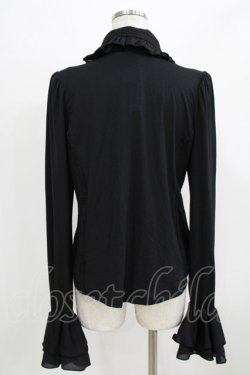 画像3: Qutie Frash / 丸襟ブラウス  黒 H-26-03-02-062-QU-BL-KB-ZH