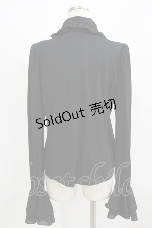 画像3: Qutie Frash / 丸襟ブラウス  黒 H-26-03-02-062-QU-BL-KB-ZH (3)