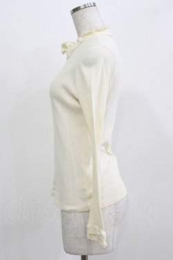 画像2: MILK / フリルハイネックtops  アイボリー H-26-03-02-063-ML-TO-KB-ZH