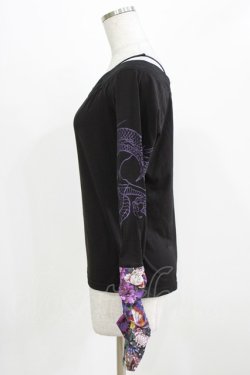 画像2: Qutie Frash / オフショルインナー  黒 H-26-03-02-068-QU-TO-KB-ZH