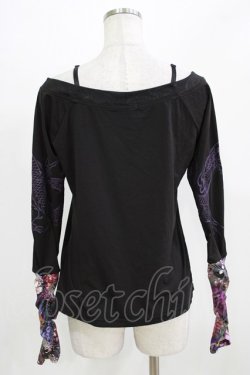 画像3: Qutie Frash / オフショルインナー  黒 H-26-03-02-068-QU-TO-KB-ZH