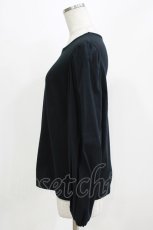 画像2: Jane Marple Dans Le Salon / Puffy sleeve pullover  ブラック H-26-03-02-070-JM-TO-KB-ZH (2)
