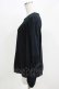 画像2: Jane Marple Dans Le Salon / Puffy sleeve pullover  ブラック H-26-03-02-070-JM-TO-KB-ZH (2)